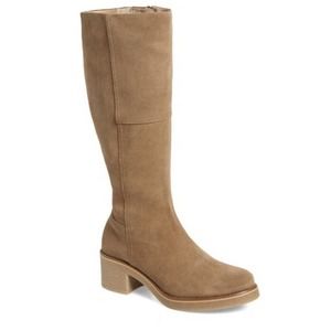 NEW Blondo Womens Lana Waterproof Knee High Boot Size 8.5M in Mushroom Suede